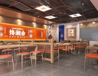 馋湘余快餐店