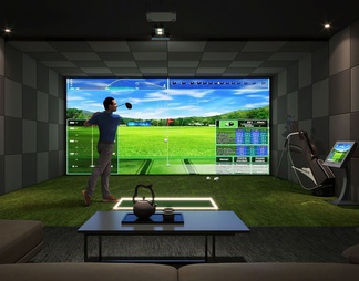 室内高尔夫球娱乐室