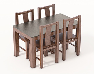 餐桌椅组合，实木餐桌椅，餐桌椅