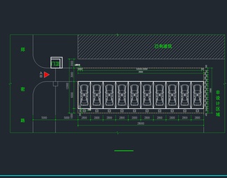 9套新能源汽车充电桩充电站CAD施工图