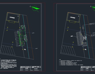 9套新能源汽车充电桩充电站CAD施工图