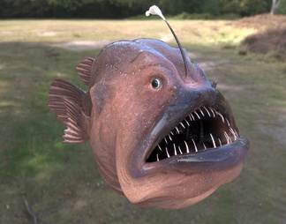 灯笼鱼足球鱼深海鱼类