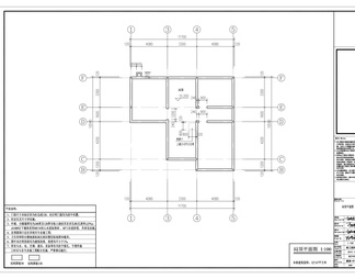 别墅建筑施工图 施工图 平面图 立面图 剖面图
