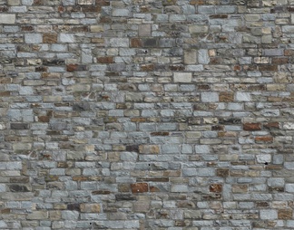现代石头围墙墙面贴图