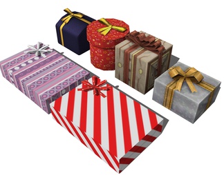 礼物包装纸 装饰盒
