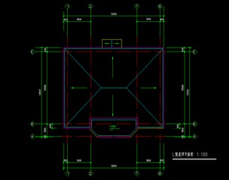 创业农庄L型别墅建筑图