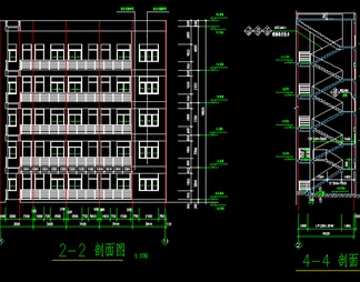 综合楼建筑施工图全套