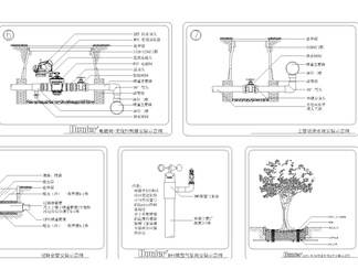 喷灌浇灌施工图CAD