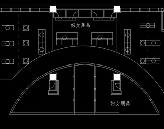 某商场二层平面布置图