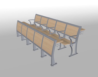 阶梯教室桌椅组合