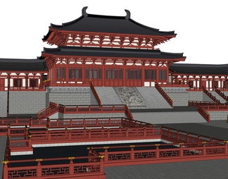 寺庙建筑群古建筑群