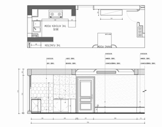 95㎡两居室家装公寓样板间施工图  家装 私宅 样板间 公寓 平层