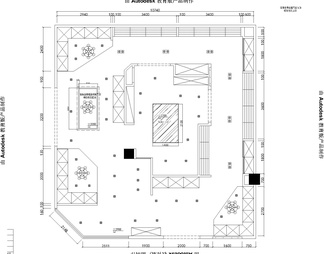 家具店建材展厅CAD施工图