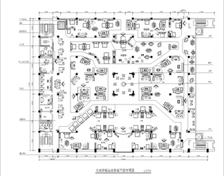 家具店建材展厅CAD施工图