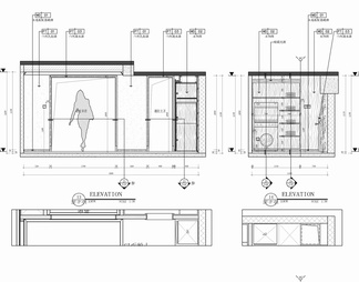 76㎡跃层公寓家装样板房室内施工图   家装 跃层 私宅 公寓 样板房