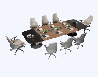 会议桌椅组合 办公椅