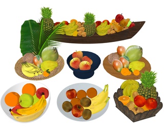 果盘水果 水果组合