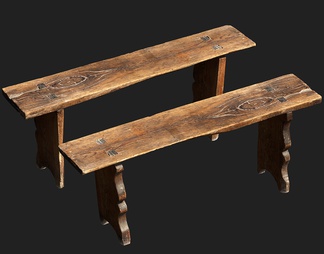 凳子 木质长凳 板凳