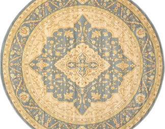古典圆形地毯