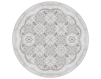圆形印花地毯