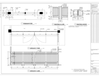 标准围墙详图