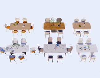 餐桌椅子组合