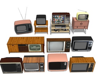 复古老式电视机