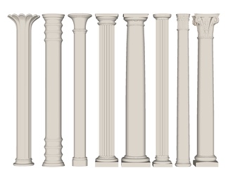 罗马柱 装饰柱 柱子
