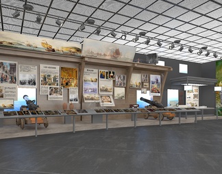 战争博物馆 展示台 大炮