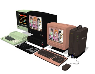 电脑游戏机 台式电脑