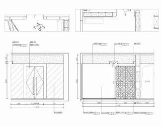 300㎡办公室施室内施工图  创意办公  办公楼  开敞办公室 独立办公室