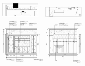 300㎡办公室施室内施工图  创意办公  办公楼  开敞办公室 独立办公室