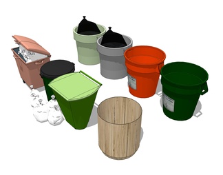 户外垃圾桶 塑料回收桶