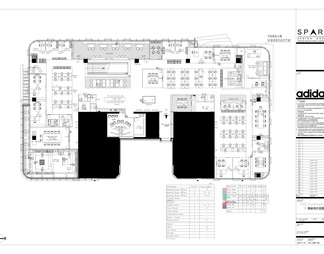 全新高端办公空间CAD施工图+效果图
