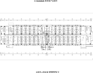 职工学校宿舍弱电智能化安防监控巡更可视对讲系统电气CAD施工图