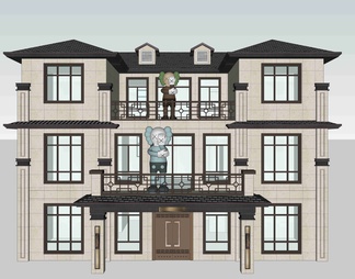 别墅贴图下载【id:2032824】