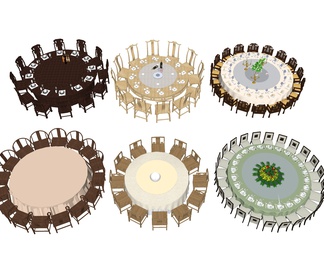 大型圆形餐桌 婚宴酒宴桌