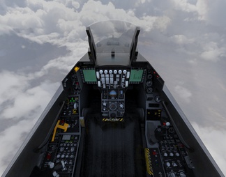 F16战斗机3喷气式多用途战斗机战隼带驾驶室控制台