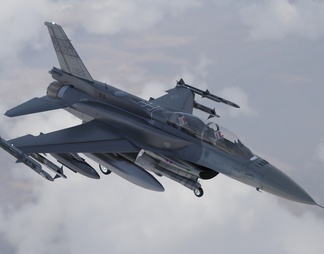F16战斗机4喷气式多用途战斗机战隼带驾驶室控制台