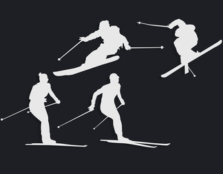 滑雪 墙饰