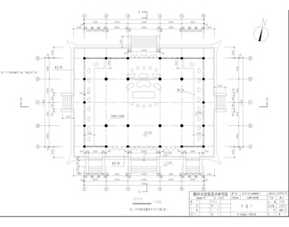 大型仿古建筑CAD施工图