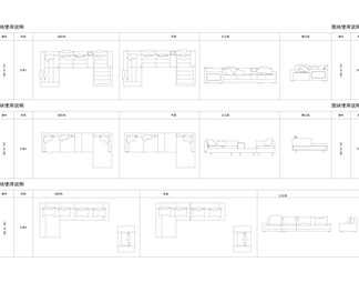 2024新款室内设计家具CAD动态图库