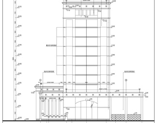 高层银行办公楼建筑施工图