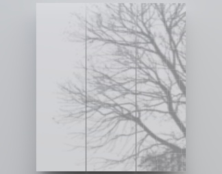 树影穿孔板镂空背景墙铝单板冲孔板