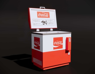 可乐汽水柜
