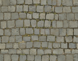 鹅卵石, 灰色, 路面, 铺路, 石头
