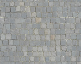 鹅卵石，灰色，灰色，中世纪，路面，铺路，石头