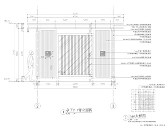 凉亭廊架CAD施工图