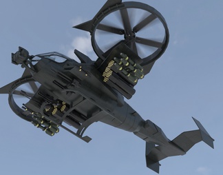 卡佰索阿凡达毒蝎直升机战斗飞机