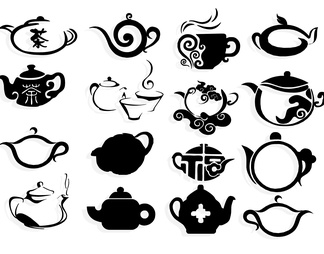 茶壶墙饰 标识